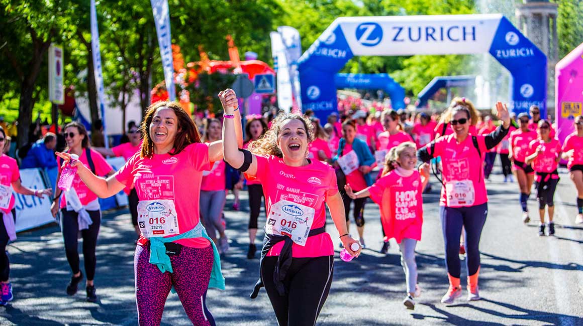 La Z Zurich Foundation aportará el 50% de las donaciones de la Marea Rosa a los proyectos solidarios de la Carrera de la Mujer Virtual